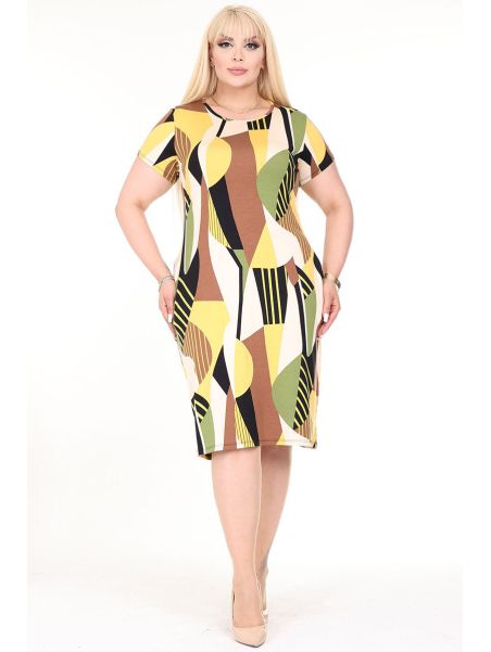 Vasaras kleita ar īsām piedurknēm