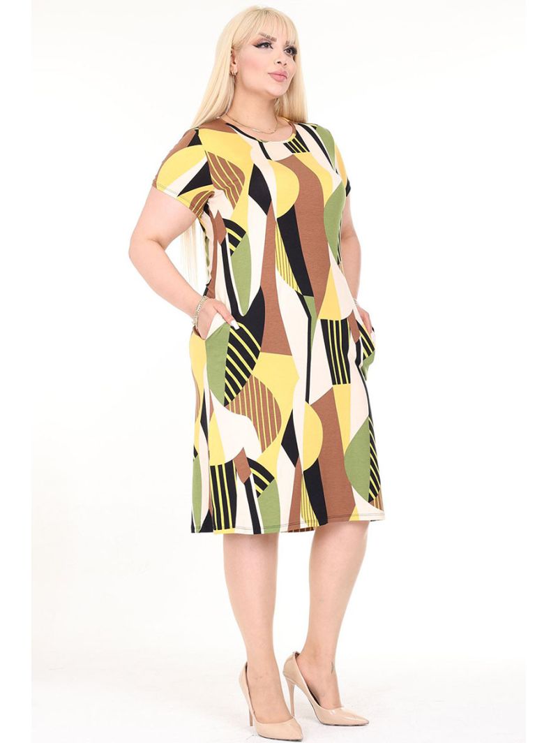 Летнее платье с короткими рукавами. Летнее платье с короткими рукавами.