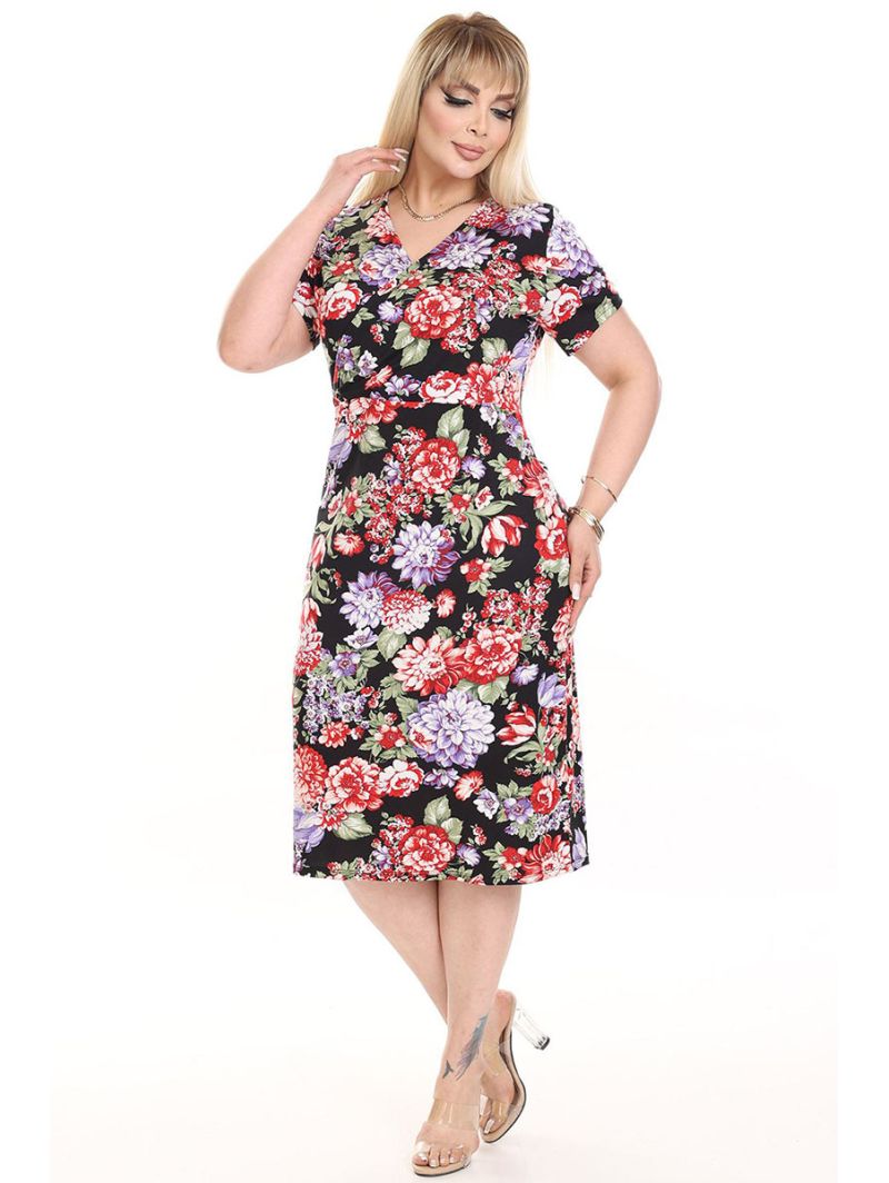 Gėlėta suknelė su gėlytėmis Gėlėta suknelė su gėlytėmis