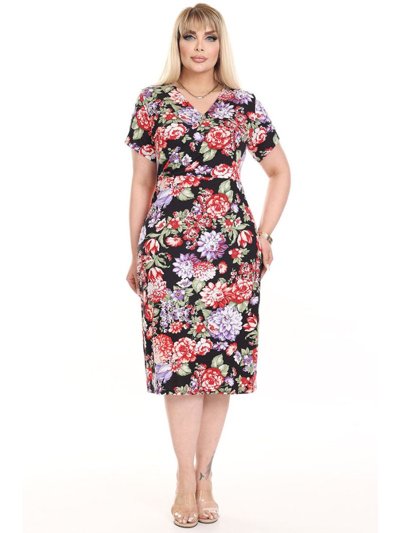 Gėlėta suknelė su gėlytėmis Gėlėta suknelė su gėlytėmis