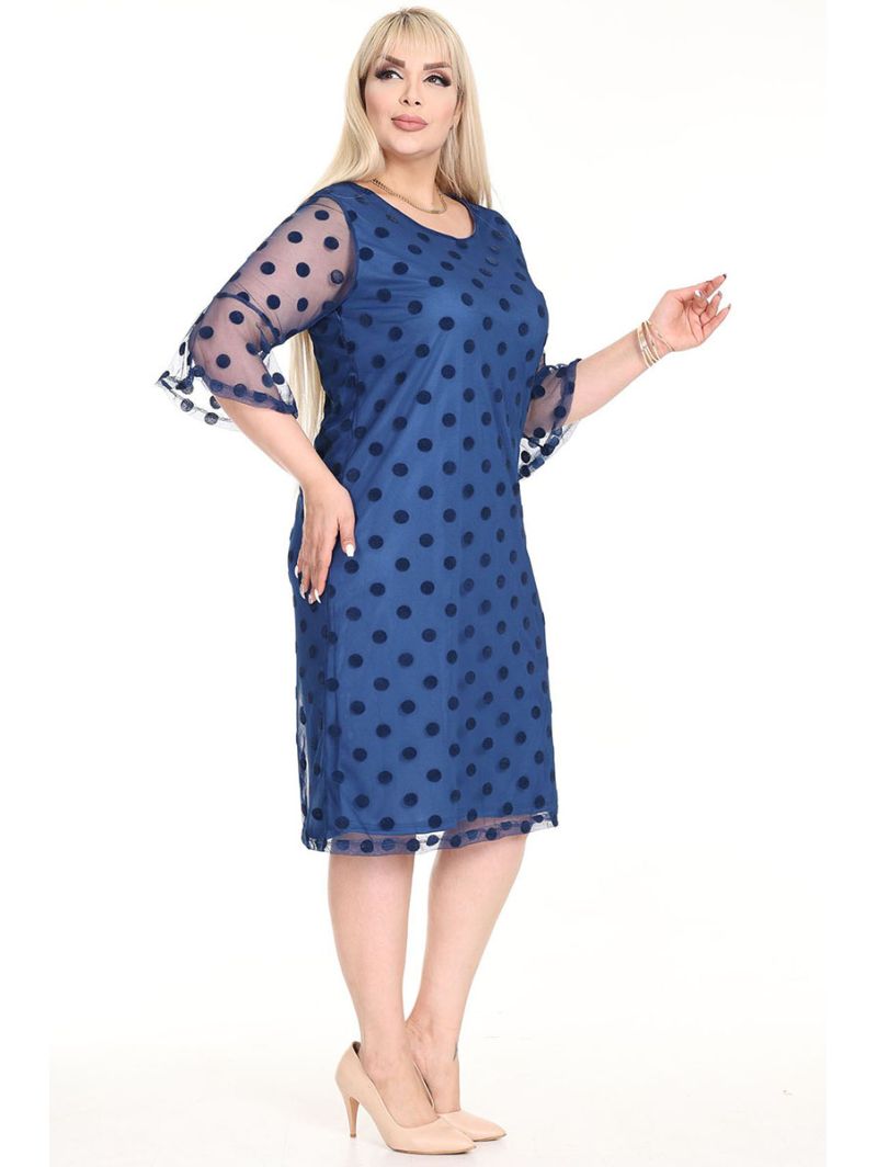 Zila kleita ar pērlītēm Zila kleita ar pērlītēm