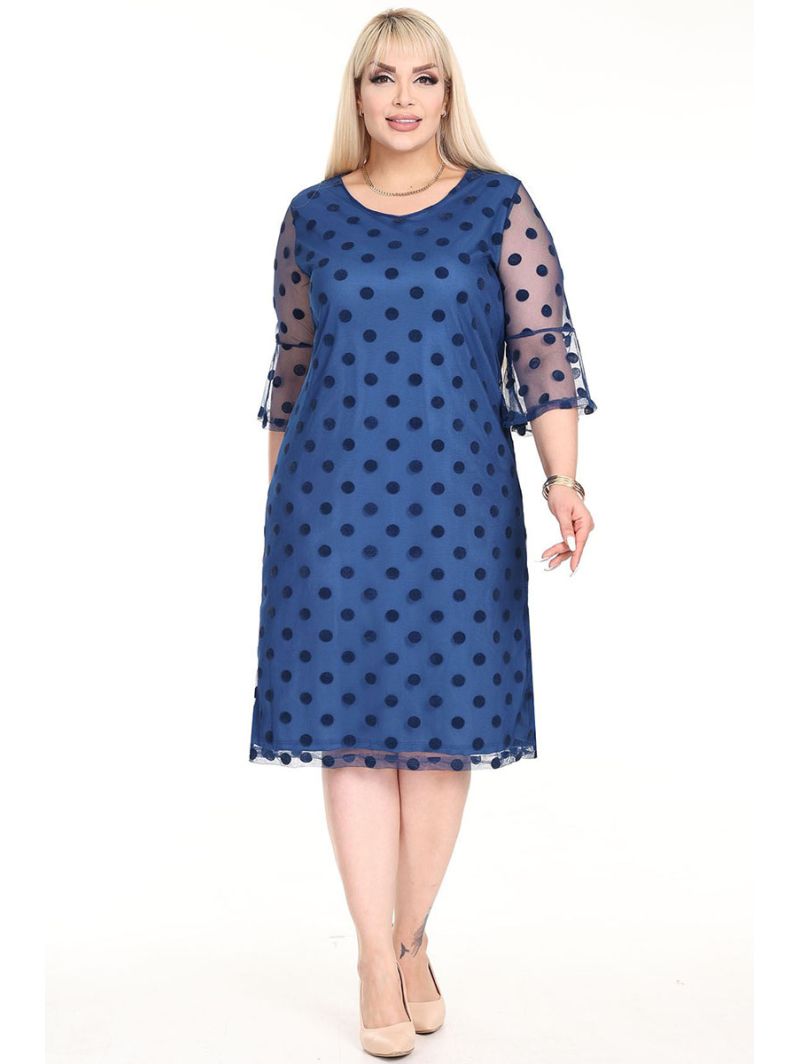 Zila kleita ar pērlītēm Zila kleita ar pērlītēm