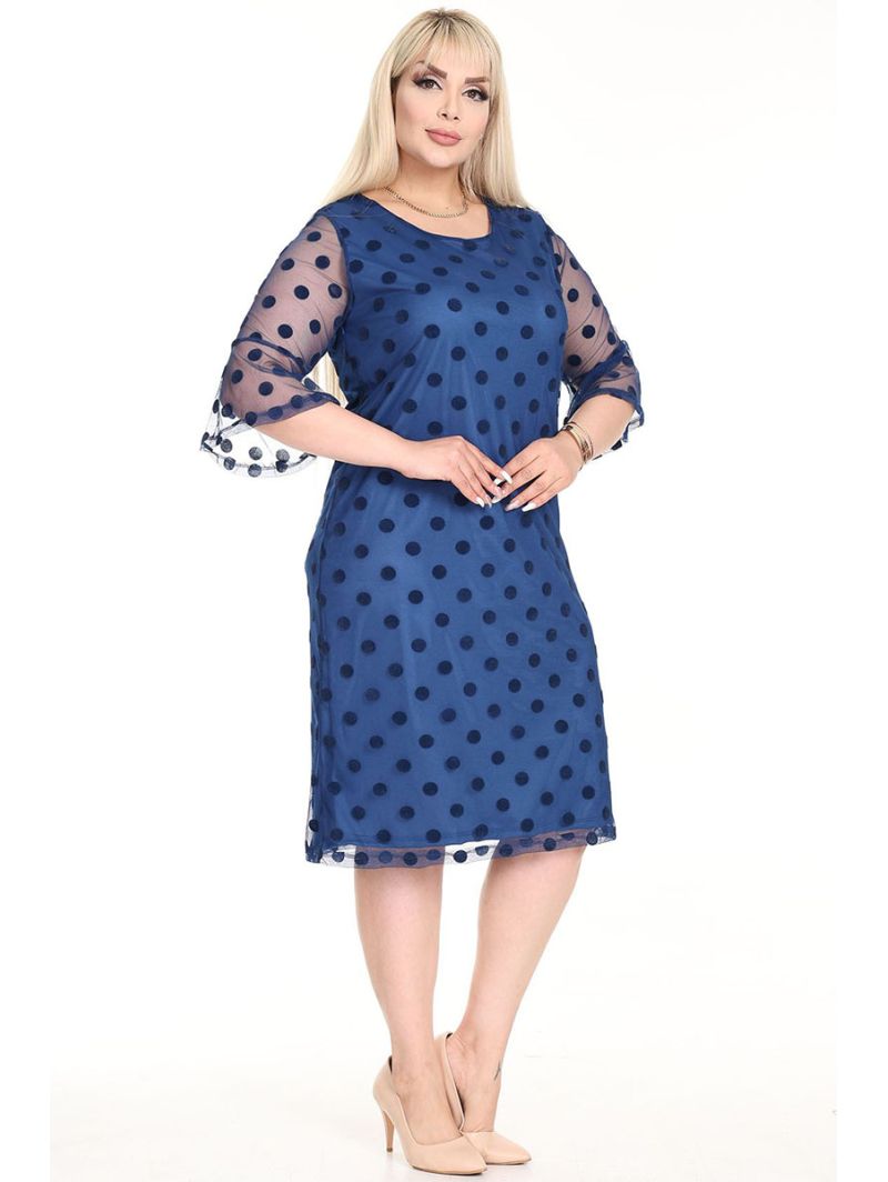 Zila kleita ar pērlītēm Zila kleita ar pērlītēm