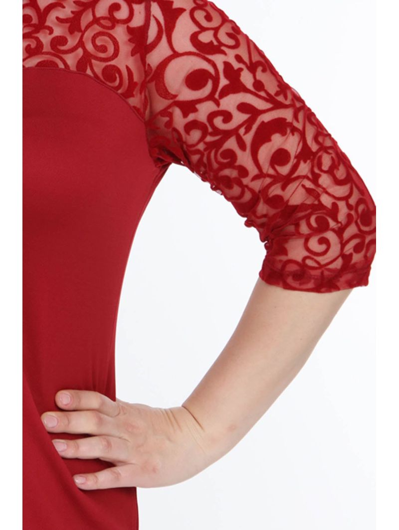 Платье темно-красное Платье темно-красное