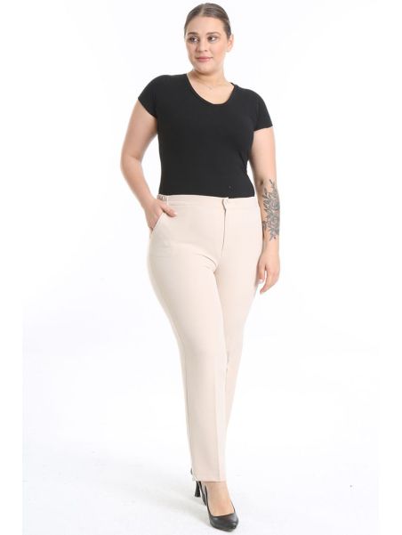 Klasiskas sieviešu bikses ar rāvējslēdzēju