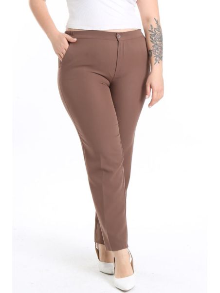 Klasiskas sieviešu bikses ar rāvējslēdzēju