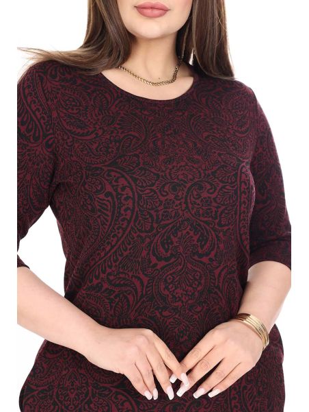 Цветное платье классического стиля