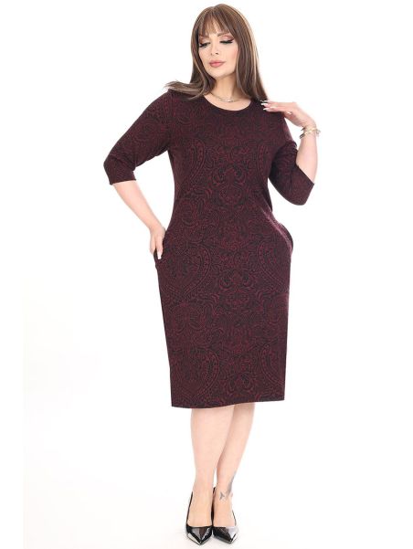 Цветное платье классического стиля