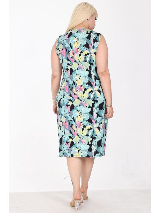 Vasarinė suknelė be rankovių 2