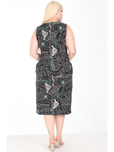 Vasarinė suknelė be rankovių