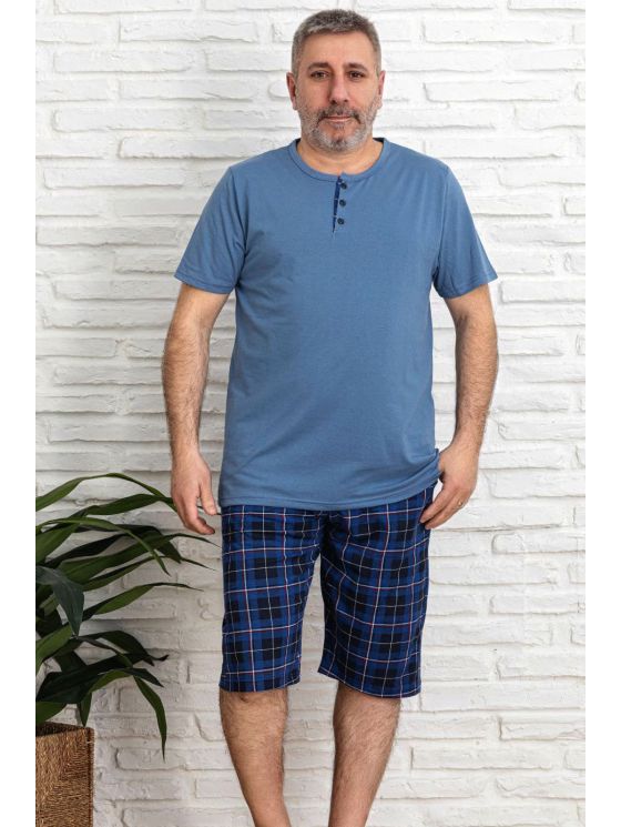 Trumpa didesnių dydžių pižama vyrams