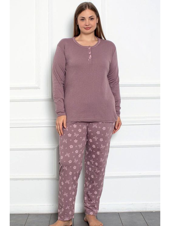 Пижама с длинными рукавами