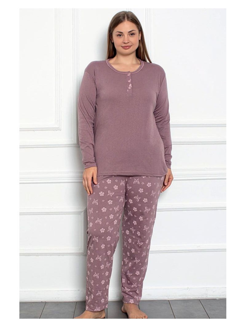 Пижама с длинными рукавами
