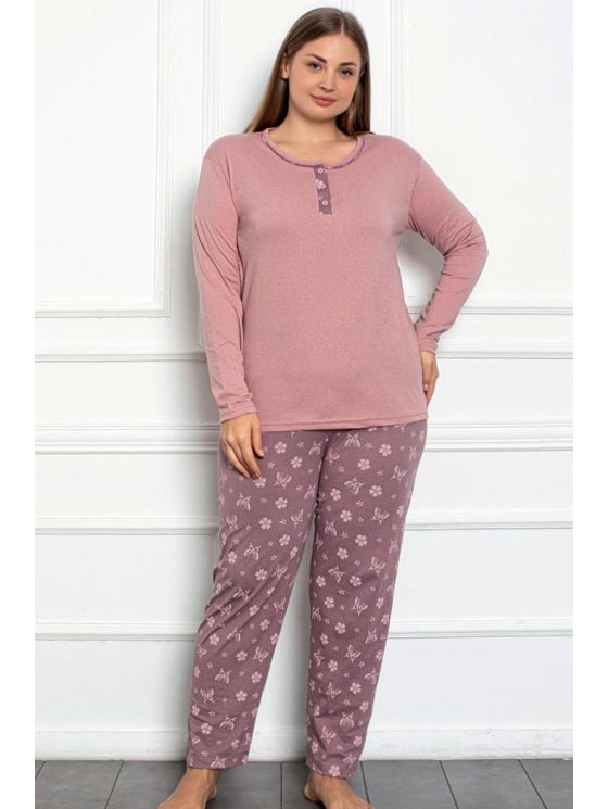 Пижама с длинными рукавами
