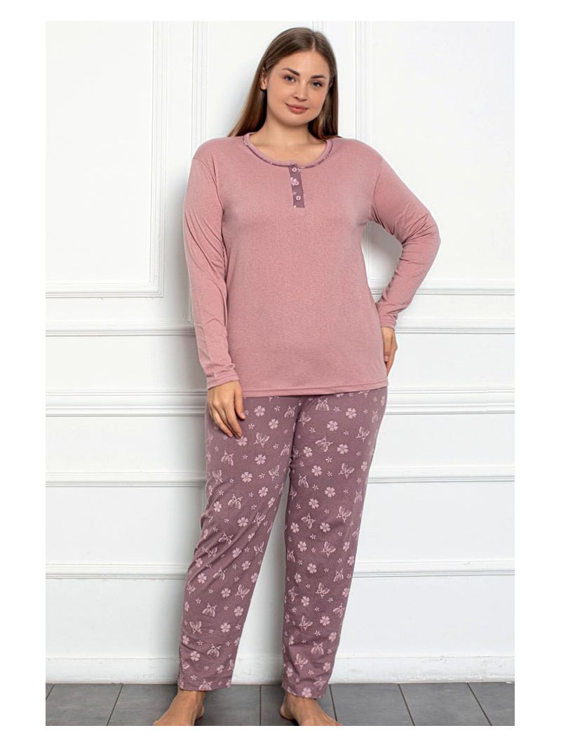 Пижама с длинными рукавами
