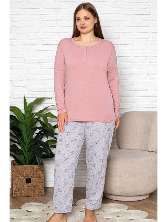 Пижама с длинными рукавами