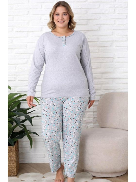 Пижама с длинными рукавами