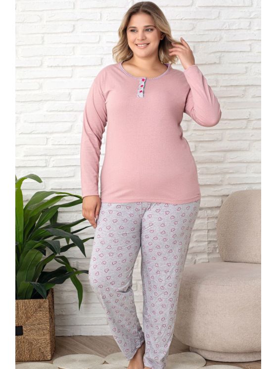 Пижама с длинными рукавами